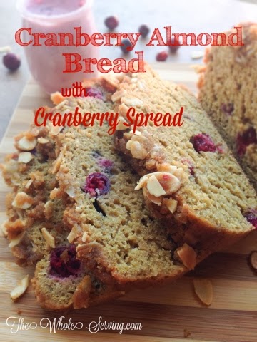 Cranberry Almond Bread with Cranberry Spread