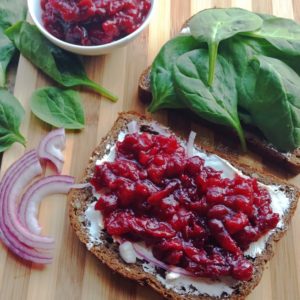 Cranberry Spinach Panini