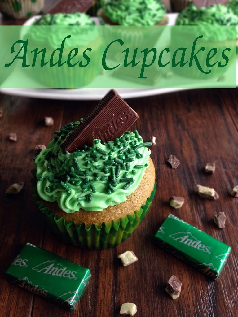 Andes Mint Cupcakes