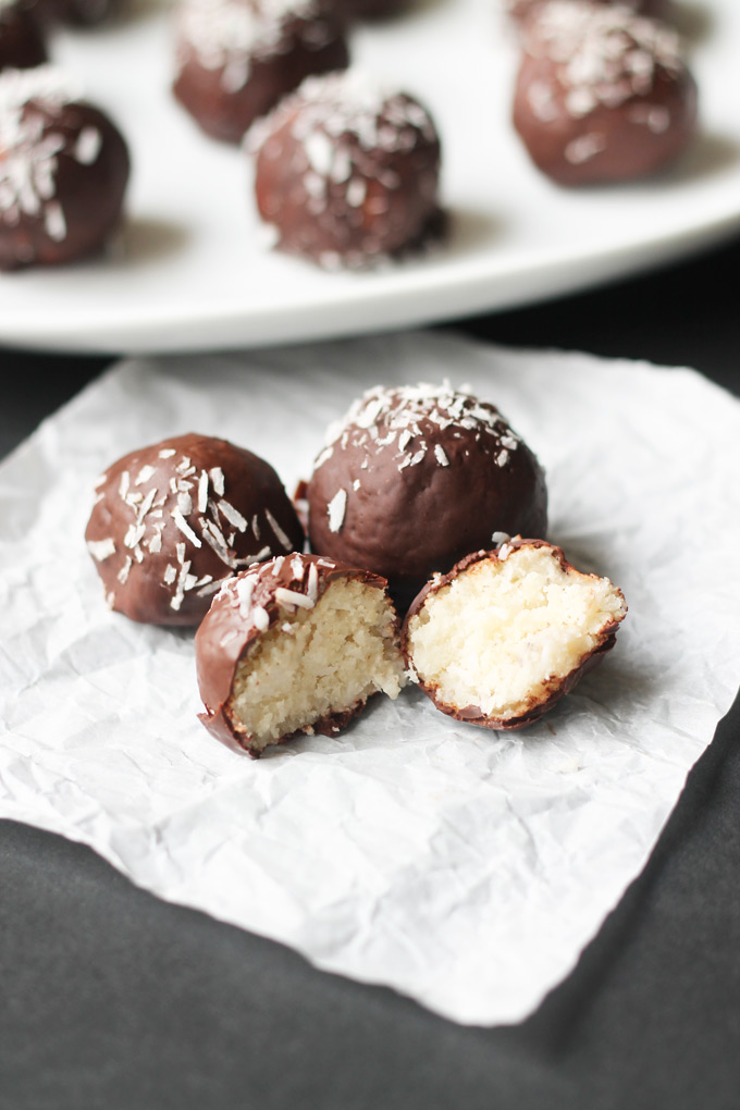 Vegan Dark Chocolate Coconut Candy Bites, Make them to Give or Keep!