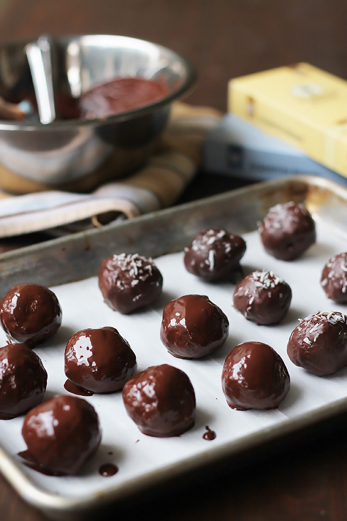 Vegan Dark Chocolate Coconut Candy Bites, Make them to Give or Keep!