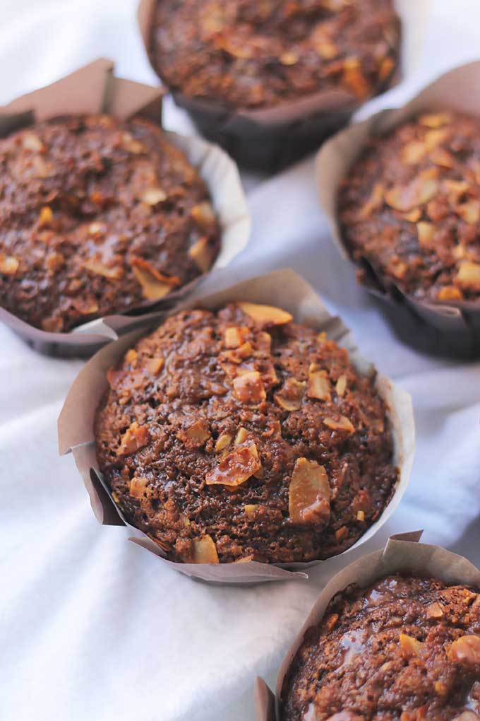 If you’re a Chocolate Lover, you are going to love, love, love this Chocolate Coconut Streusel Muffin. This muffin has layers and layers of chocolate goodness, that will have you licking your fingers.