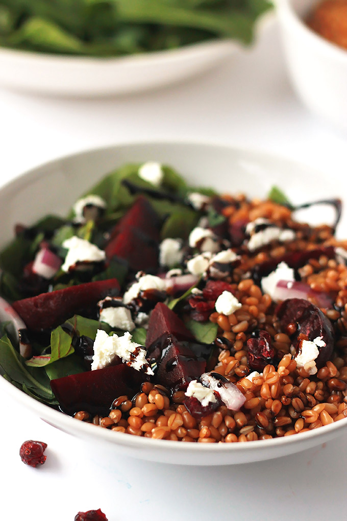 Wheatberry-Beet-Salad