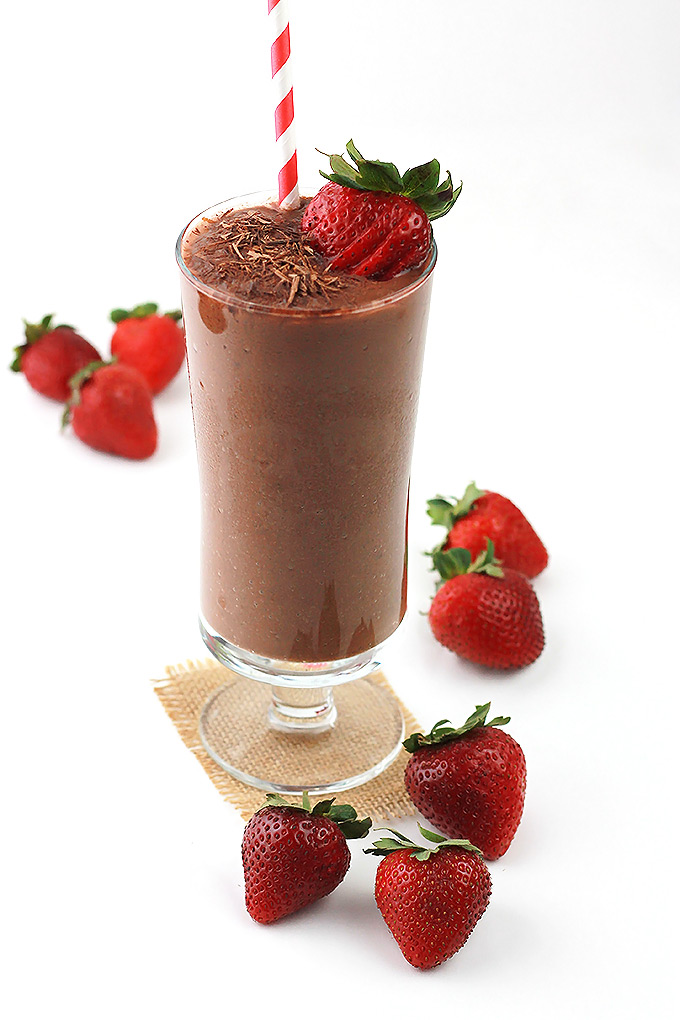 Chocolate on sale strawberry smoothie