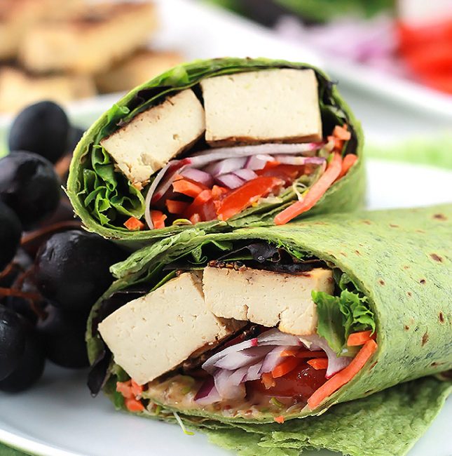 Grilled Tofu Wraps » The Whole Serving
