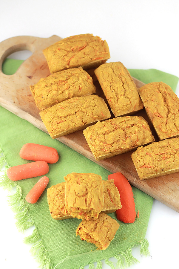 Savory Carrot Muffins, tender, slightly sweet, and simply delicious. A perfect companion to a bowl of soup.