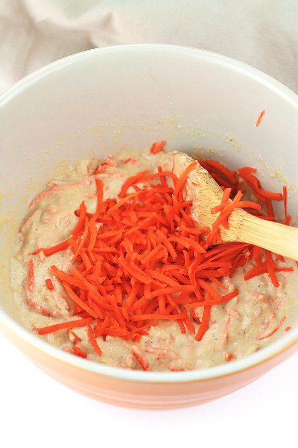 Savory Carrot Muffins, tender, slightly sweet, and simply delicious. A perfect companion to a bowl of soup.