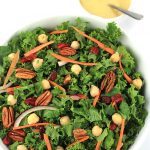 Recharge and power up with this nutrient packed Chopped Kale Salad. It's a perfect stand alone meal or side salad.