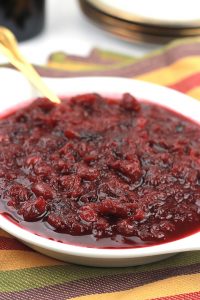 Super simple and delicious, this Slow-Cooked Cran-Blueberry Sauce may just be upgraded from side dish to star dish.
