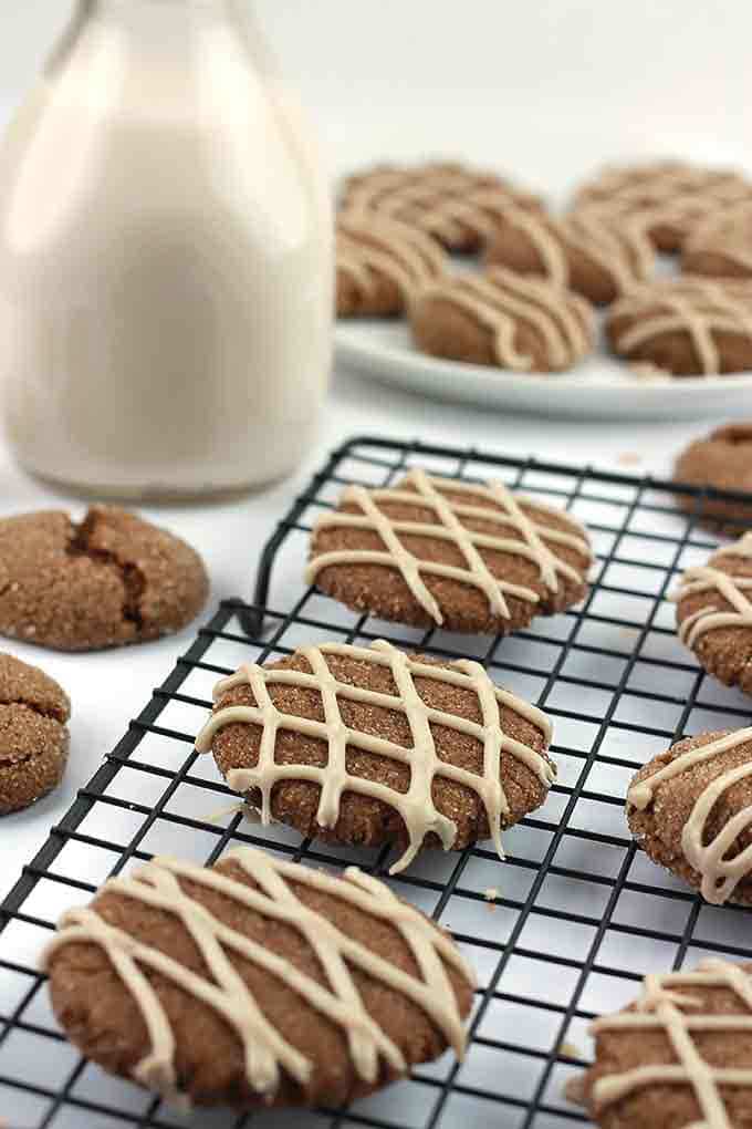 Soft and tender on the inside and slightly crisp on the outside these Ginger Spice Cookies pair perfectly with a glass of milk. Make some for Santa!!!