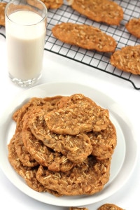 The Great Food Blogger Cookie Swap-Coconut Almond Cookies -Deliciously Vegan