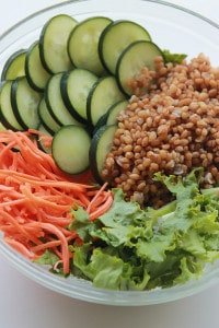 Energizing, satisfying Asian Wheatberry Salad - Make it for dinner, save some for lunch.