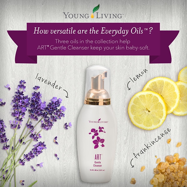 Be gentle on your skin with Young Living Essential oils.