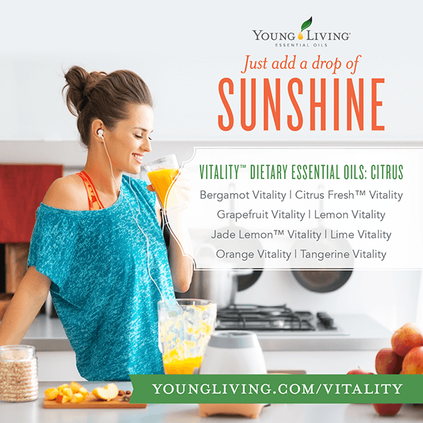 Young Living oils for Vitality.