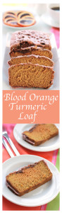 Moist and delicious Blood Orange Turmeric Loaf, made with anti-inflammatory turmeric powder and fresh squeezed blood orange juice. Delicious new brunch favorite.
