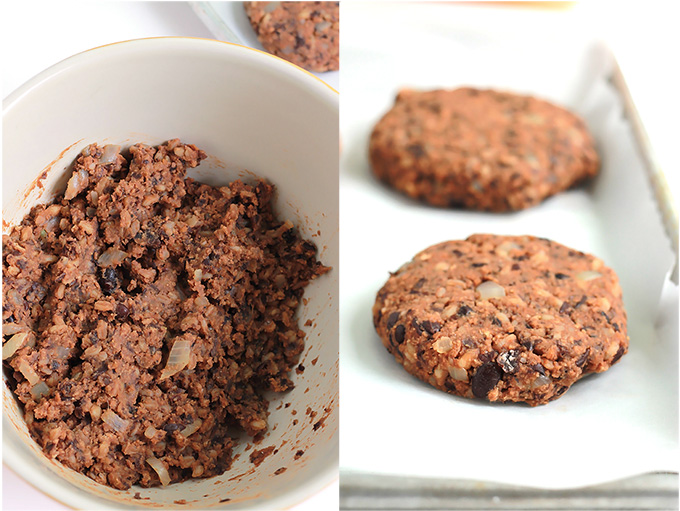 Simply delicious and full of flavor, you have to give this Black Bean Farro Burger a try, and serve it with this super tasty Spicy Slaw.