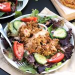 Crispy Baked Cauliflower Steaks - These panko crusted, oven baked cauliflower steaks will blow your taste buds away. You have to give them one a try!