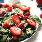 This Three Berry Salad with Poppyseed Dressing is bursting with flavor from not one, not two, but three different berries. It may become one of your summer favorites.