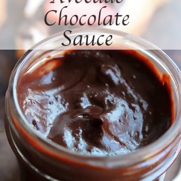 Avocado and Chocolate - Make your own smooth, creamy and decadent chocolate spread in just minutes. If you don't tell, no one will ever know that it's a mix of avocado and cocoa powder. It's simply delicious, Avocado Chocolate Sauce.