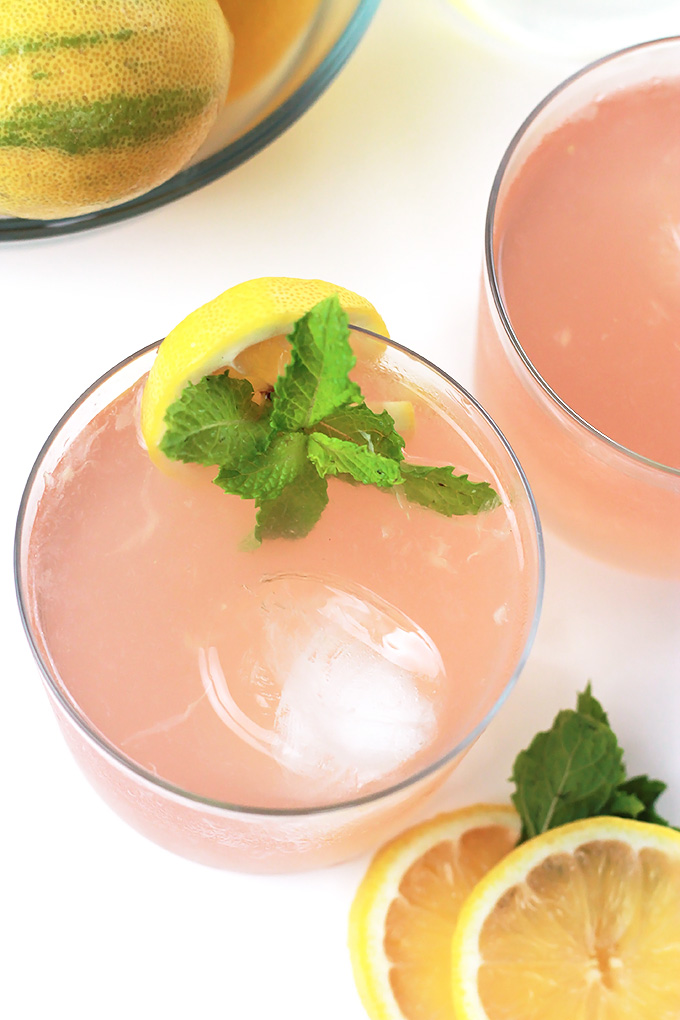 Clean, crisp and refreshing, this Pink Moscato Limoncello Spritzer is perfect for hot summer evenings relaxing with friends.