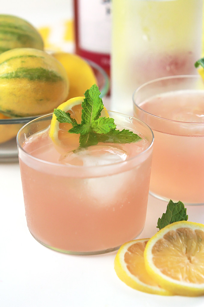 Clean, crisp and refreshing, this Pink Moscato Limoncello Spritzer is perfect for hot summer evenings relaxing with friends.