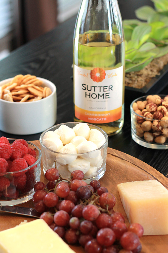 Veggie Sliders with Balsamic Caramelized Onions served with Sutter Home Moscato Blends, making summer entertaining fun. 