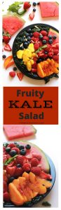 Sweet juicy fruit layered over gently massaged kale, dressed with poppy-seed dressing, this Fruity Kale Salad is loaded with flavor and nutritious goodness.