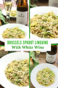 This quick and easy Brussels Sprout Linguine with White Wine will help you spend more time with friends during the busy holiday season.