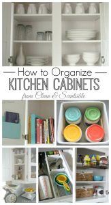 Welcome to Pretty Pintastic Party #140 and some really smart kitchen organization ideas from Jenn over at Clean & Scentsible. Jenn shares great ways to get your kitchen organized having everything accessible and in zones, which makes life easier.