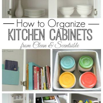 Welcome to Pretty Pintastic Party #140 and some really smart kitchen organization ideas from Jenn over at Clean & Scentsible. Jenn shares great ways to get your kitchen organized having everything accessible and in zones, which makes life easier.