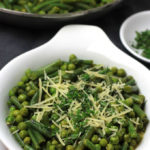 Fresh mix of herbs over crisp veggies and tender pasta finished off with a squeeze of lemon juice, this Herbed Green Bean and Pea Pasta sings spring.