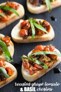 It's time for Pretty Pintastic Party #147 and a Scrumptious Appetizer Recipe! This week my favorite pick is this delicious Roasted Grape Tomato and Basil Crostini, and you can find it over at Simply Stacie.