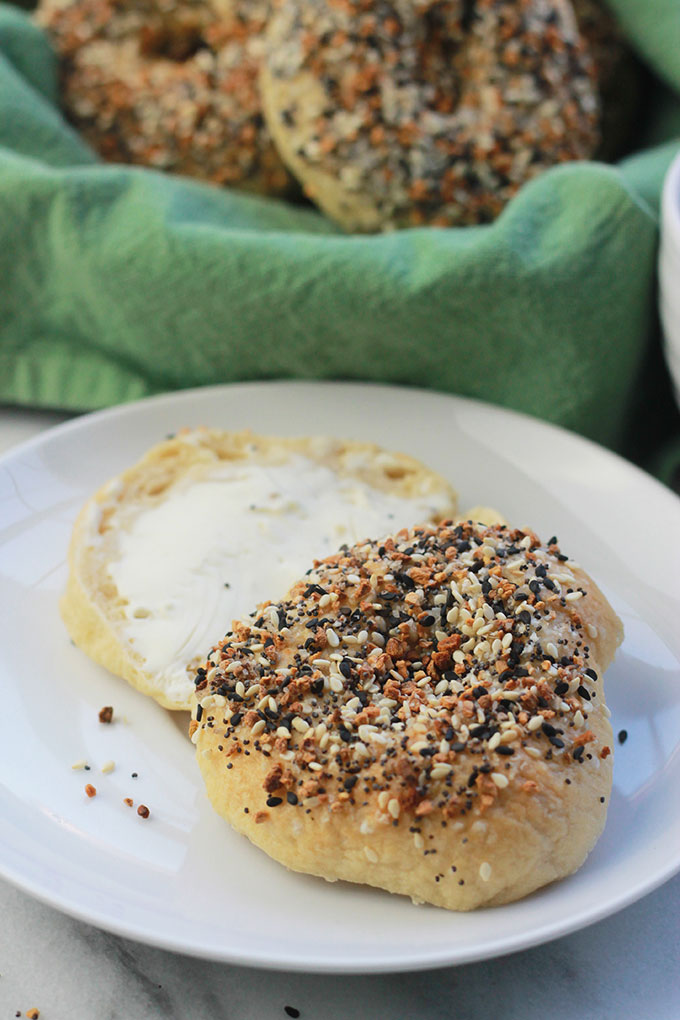 How to Make Homemade Everything Bagels - Making bagels is a boil and bake process that's simple and easy. These bagels are crisp on the outside, tender on the inside, and so delicious.
