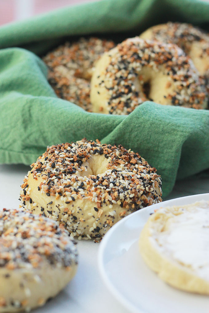 How to Make Homemade Everything Bagels - Making bagels is a boil and bake process that's simple and easy. These bagels are crisp on the outside, tender on the inside, and so delicious.