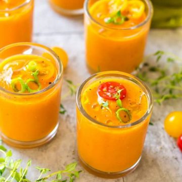 It's Friday and time for Pretty Pintastic Party #170. My favorite this week is a Tasty Roasted Tomato Gazpacho Shooter recipe you can find at Take Two Tapas.