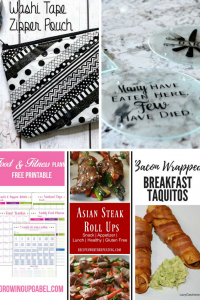 Welcome to Pretty Pintastic Party #190 and our Weekly Features! This week you'll find some awesome DIY projects, recipes and a very useful, printable Food and Fitness Planner. So check out the features and visit the party links below.