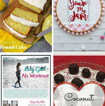 Welcome to Pretty Pintastic Party #196 & the Weekly Features. I hope you had a sweet Valentine's Day and you're ready for the party. Our features this week are DIY recipes, craft, and a Lazy Girls Ab workout to help burn off the Valentine sweets.