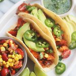 Roasted Sweet Potato and Farro Tacos