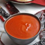 Bowl of Red Chile Sauce.