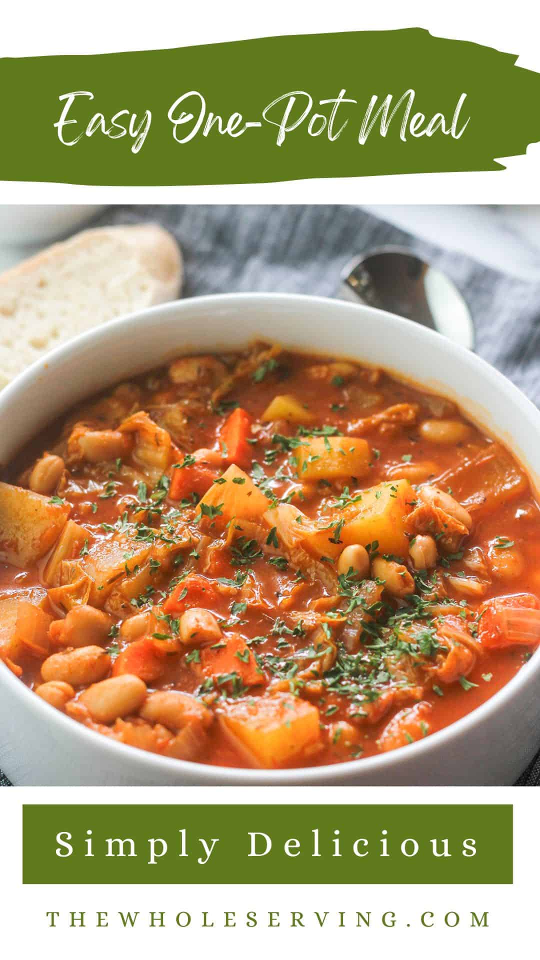 Easy Vegetable Soup Recipe (One Pot)