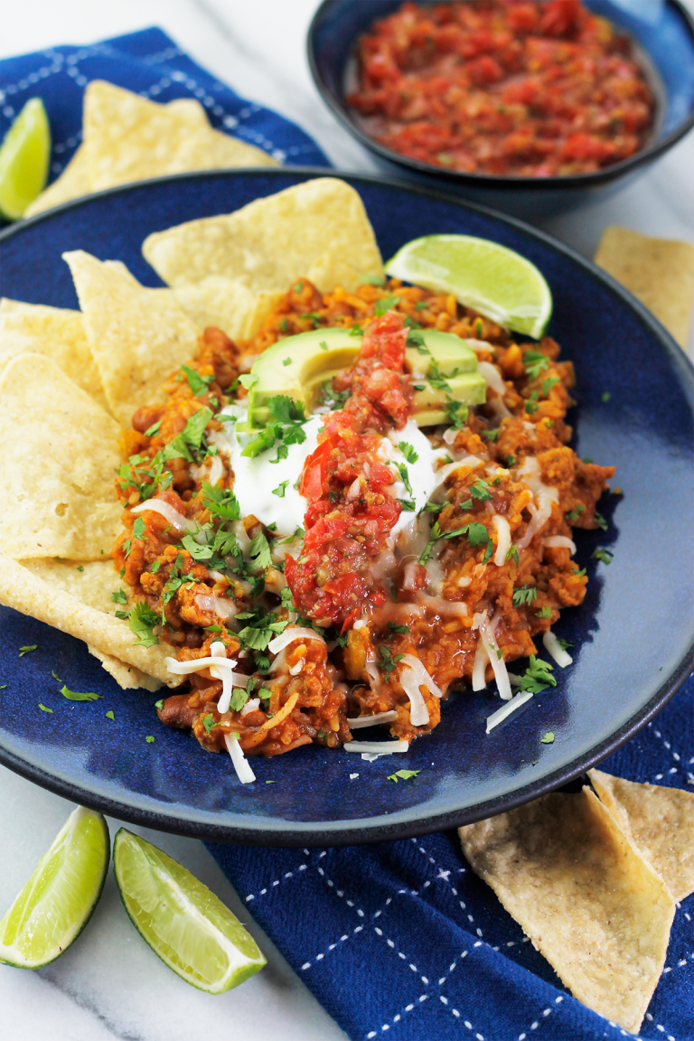 OnePot Turkey Enchilada Rice and Beans » The Whole Serving