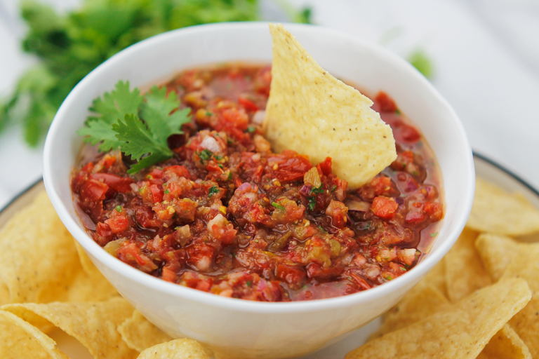 Easy Restaurant-Style Salsa » The Whole Serving