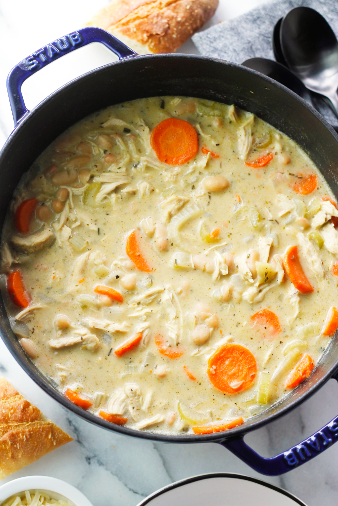 Creamy Rosemary Chicken Soup » The Whole Serving