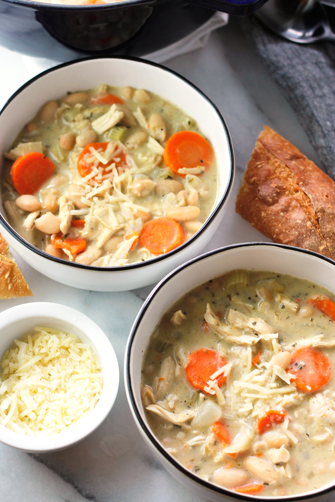 Creamy Rosemary Chicken Soup » The Whole Serving