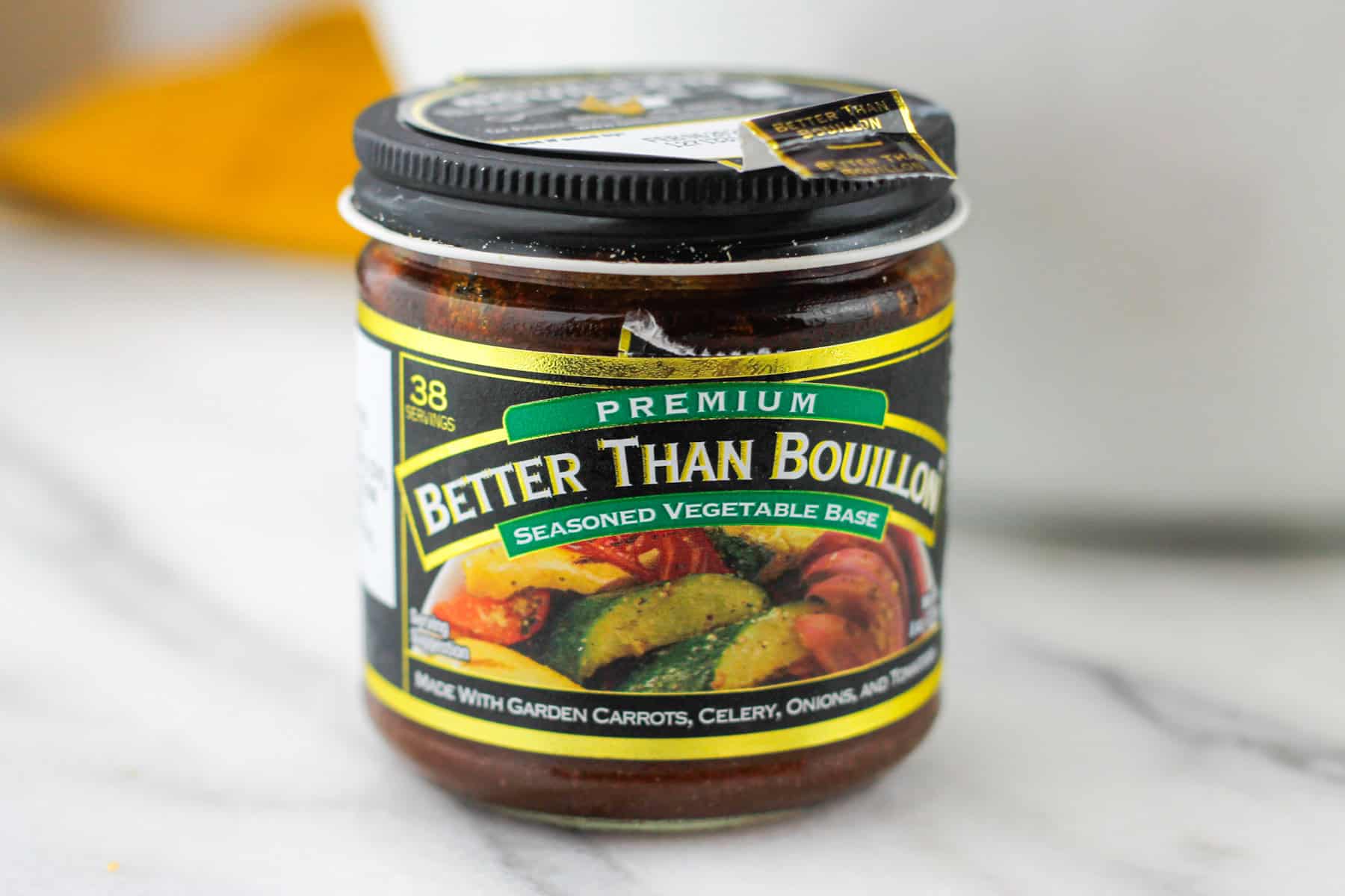 Jar of Better Than Bouillon vegetable base