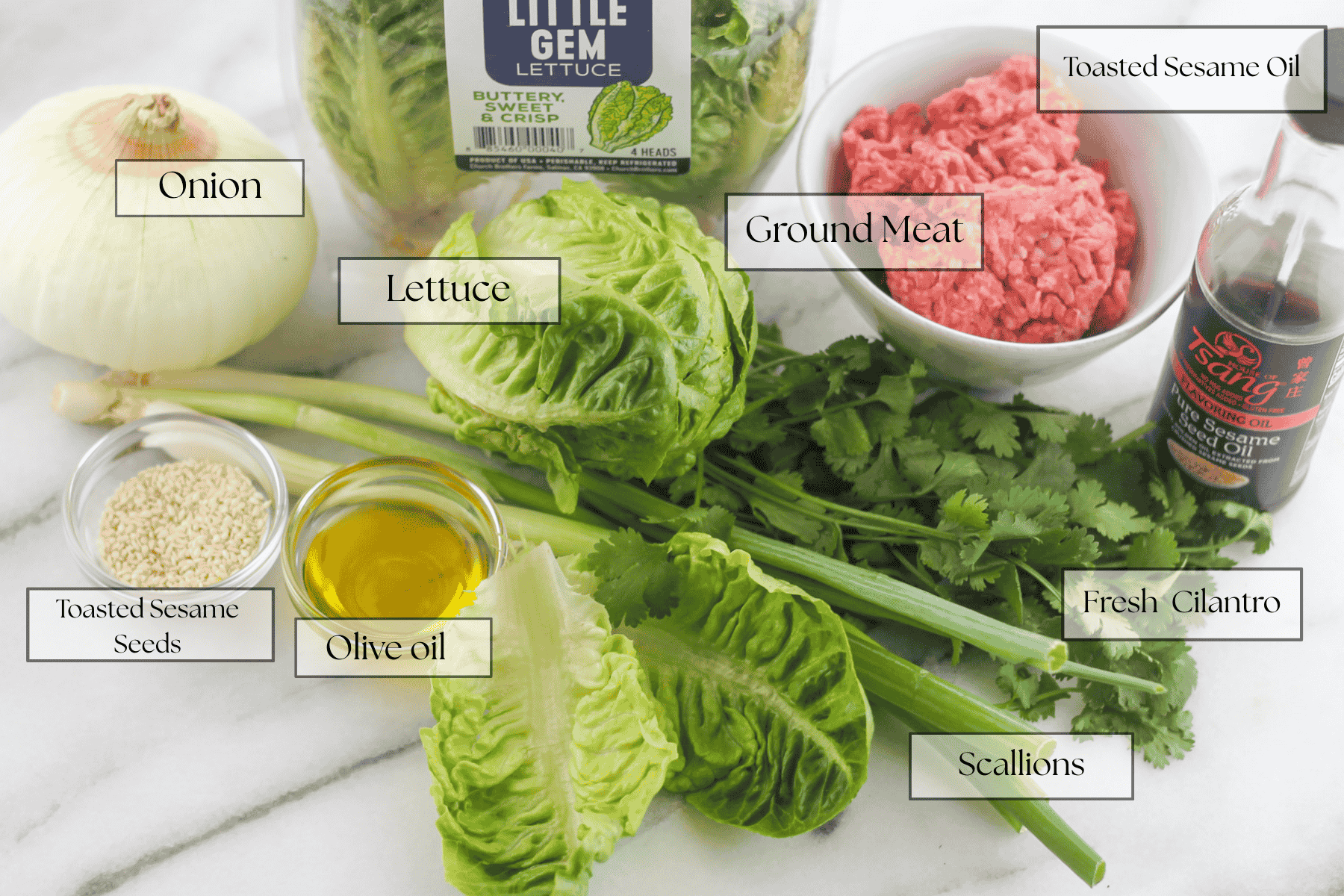 Fresh Whole Foods and proteins and oil ingredients for recipe