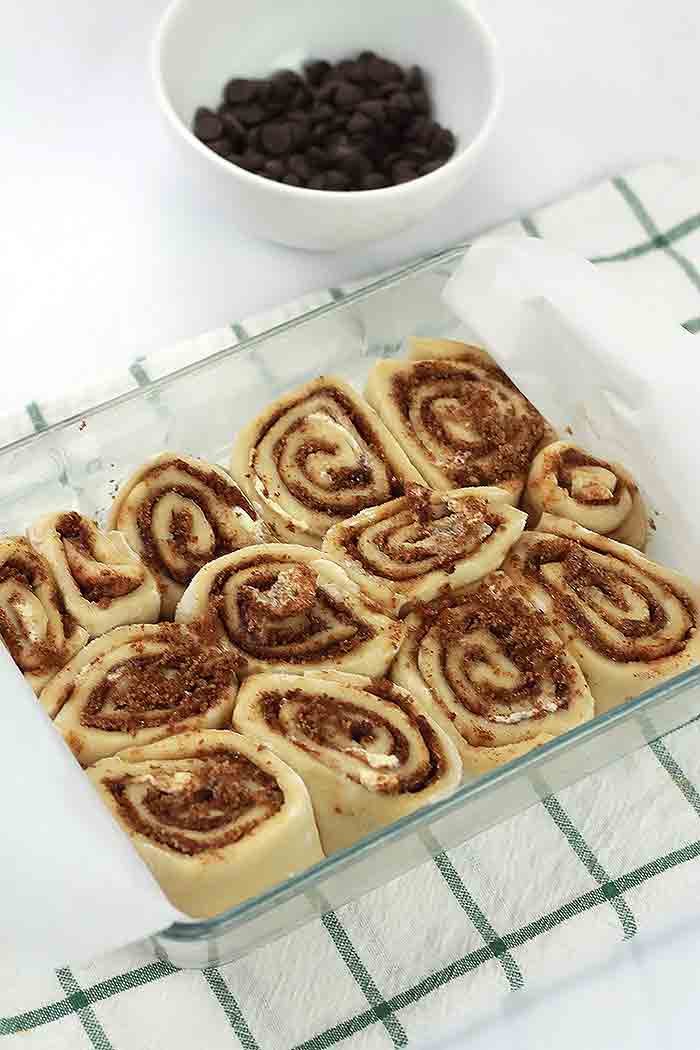 Surprise them with these sweet, moist, decadent Chocolate Cashew Butter filled Cinnamon Buns. They'll thank you later!